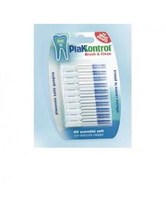 PLAKKONTROL BRUSH&CLEAN 40PZ