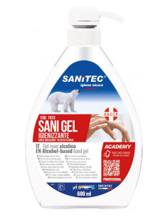 SANITEC SANI GEL ALCOLICO600ML