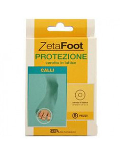 CEROTTO PROTEZIONE CALLI IN LATTICE ZETA FOOT 9 PEZZI - Clubfarma