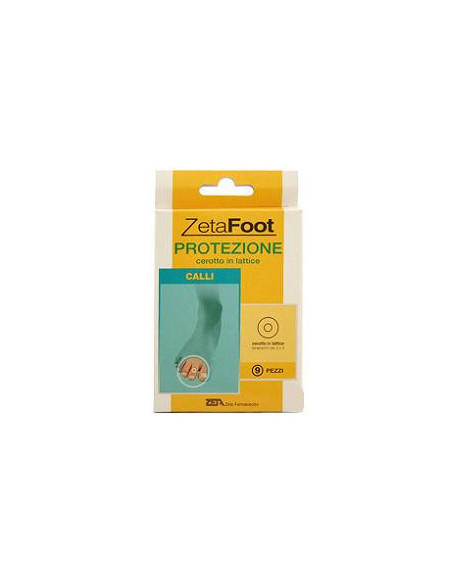 CEROTTO PROTEZIONE CALLI IN LATTICE ZETA FOOT 9 PEZZI - Clubfarma