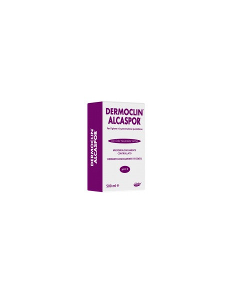 DERMOCLIN ALCASPOR DETERGENTE INTIMO 500ML - Clubfarma