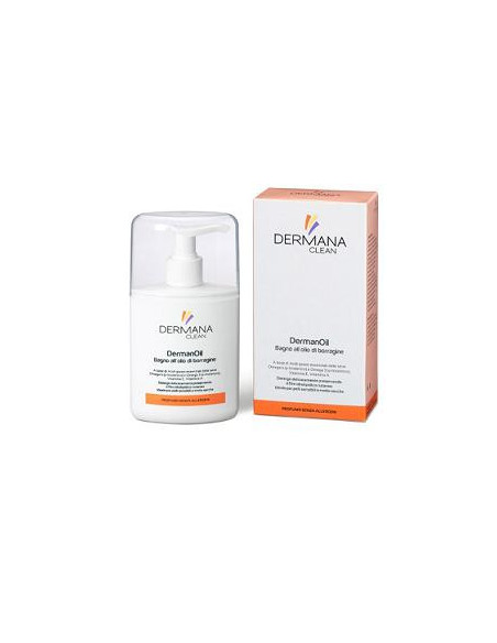 DERMANOIL BAGNO DETERGENTE OLIO DI BORRAGINE 200ML - Clubfarma