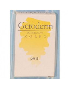 GERODERM SAPONE VISO PELLE GRASSA CON ZOLFO PH5 100G - Clubfarma