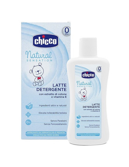 CHICCO NATURAL SENSATION LATTE DETERGENTE 500ML - Clubfarma