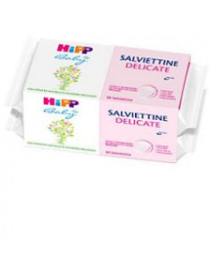 HIPP SALVIETTINE DELICATE BIPACK 2X56PEZZI - Clubfarma