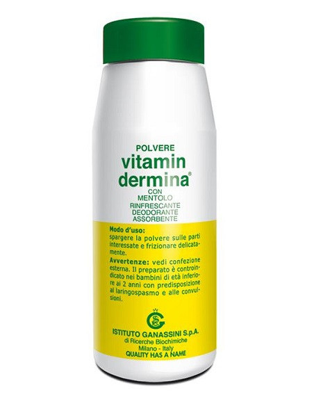 VITAMIN DERMINA POLVERE CON MENTOLO 100G - Clubfarma