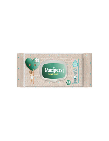 WIPES PAMPERS NATURELLO 52 SALVIETTINE - Clubfarma