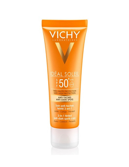 VICHY - IDEAL SOLEIL VISO ANTI-MACCHIE SPF50+ 50ML - Clubfarma