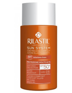 RILASTIL SUN SYSTEM FLUIDO PROTEZIONE SOLARE SPF50+ 50ML - Clubfarma