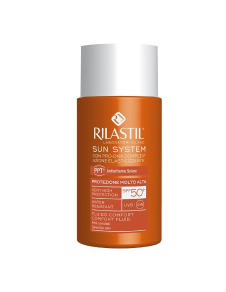 RILASTIL SUN SYSTEM FLUIDO PROTEZIONE SOLARE SPF50+ 50ML - Clubfarma