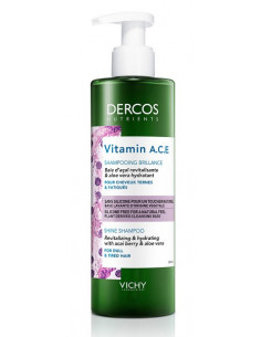 VICHY DERCOS NUTRIENTS VITAMIN A.C.E. SHAMPOO ILLUMINANTE 250ML - Clubfarma