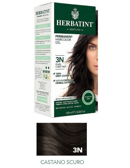 HERBATINT 3N CASTANO SCURO 150ML - Clubfarma