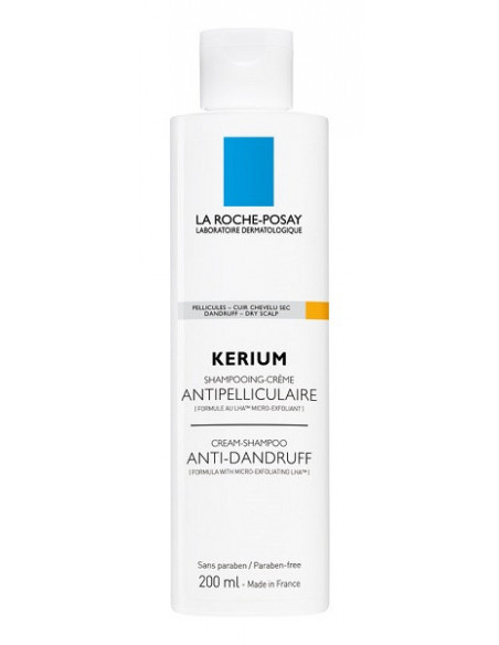 LA ROCHE-POSAY KERIUM SHAMPOO ANTIFORFORA PER CAPELLI SECCHI 200ML - Clubfarma