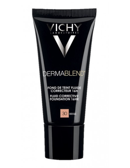 VICHY DERMABLEND FONDOTINTA CORRETTORE FLUIDO 30 BEIGE 30ML - Clubfarma