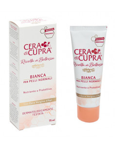 Cera di Cupra Crema bianca nutriente e anti età per pelli normali tubo 75ml