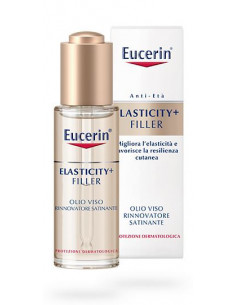 EUCERIN ELASTICITY + FILLER OLIO VISO RINNOVATORE SATINANTE 30ML - Clubfarma