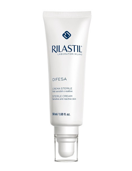 RILASTIL DIFESA CREMA STERILE VISO PER PELLI SENSIBILI E REATTIVE 50ML - Clubfarma