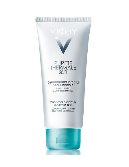 VICHY PURETE THERMALE 3 IN 1 STRUCCANTE PELLE SENSIBILE VISO OCCHI 300ML - Clubfarma