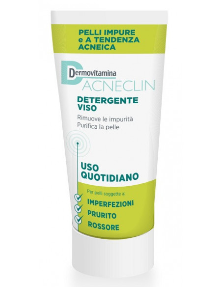 DERMOVITAMINA ACNECLIN DETERGENTE VISO PER PELI IMPURE 200ML - Clubfarma