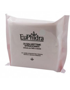 EUPHIDRA SALVIETTINE STRUCCANTI 20 PEZZI - Clubfarma