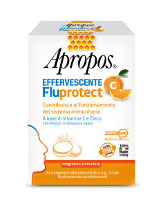 APROPOS FLUPROTECT SISTEMA IMMUNITARIO 20 COMPRESSE EFFERVESCENTI - Clubfarma