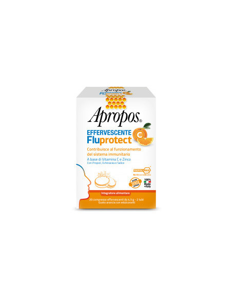 APROPOS FLUPROTECT SISTEMA IMMUNITARIO 20 COMPRESSE EFFERVESCENTI - Clubfarma