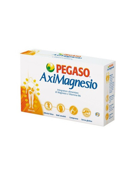 PEGASO AXIMAGNESIO INTEGRATORE MAGNESIO VITAMINA B 40 COMPRESSE - Clubfarma