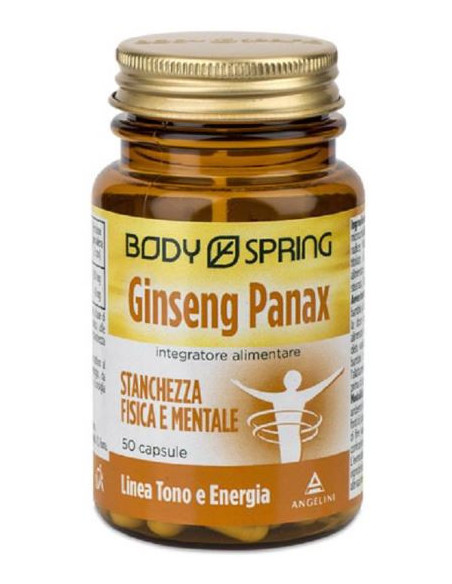 BODY SPRING GINSENG STANCHEZZA FISICA E MENTALE 50 CAPSULE - Clubfarma