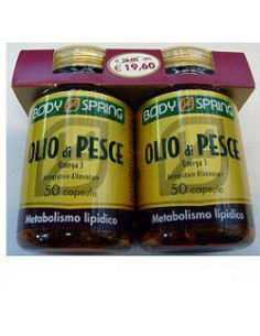 BODY SPRING OLIO PESCE METABOLISMO 50 CAPSULE X 2 CONFEZIONI - Clubfarma