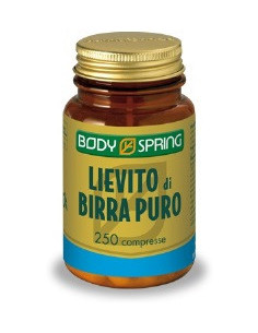 BODY SPRING LIEVITO DI BIRRA 250 COMPRESSE - Clubfarma