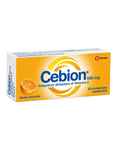 Cebion vitamina C gusto arancia 20 compresse masticabili