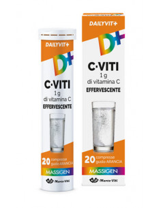 MARCO VITI DAILYVIT + C VITI VITAMINA C 1G 20COMPRESSE EFFERVESCENTI - Clubfarma