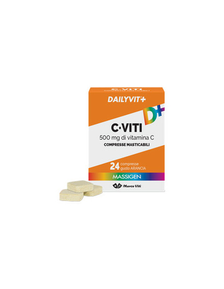 MARCO VITI DAILYVIT+ C VITI VITAMINA C 500MG 24COMPRESSE - Clubfarma