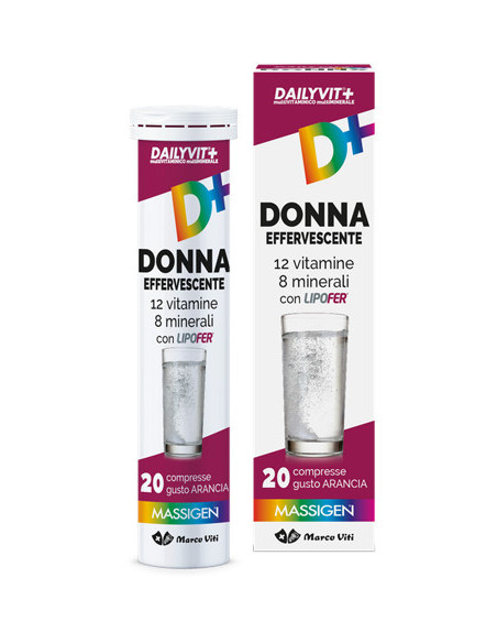 DAILYVIT + DONNA MULTIVITAMINICO DONNA 20COMPRESSE EFFERVESCENTI - Clubfarma