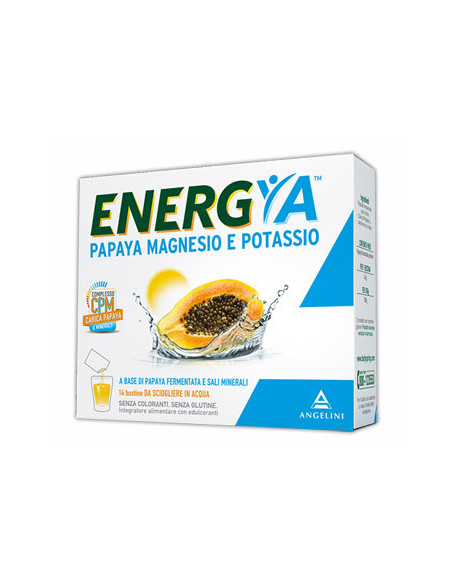 ENERGYA PAPAYA MAGNESIO POTASSIO 14 BUSTINE - Clubfarma