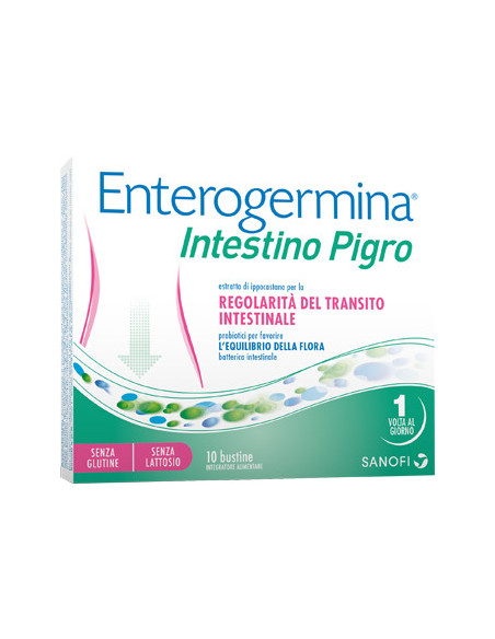 ENTEROGERMINA INTESTINO PIGRO 10 BUSTINE - Clubfarma