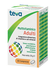 TEVA MULTIVITAMINICO ADULTI 30 COMPRESSE - Clubfarma