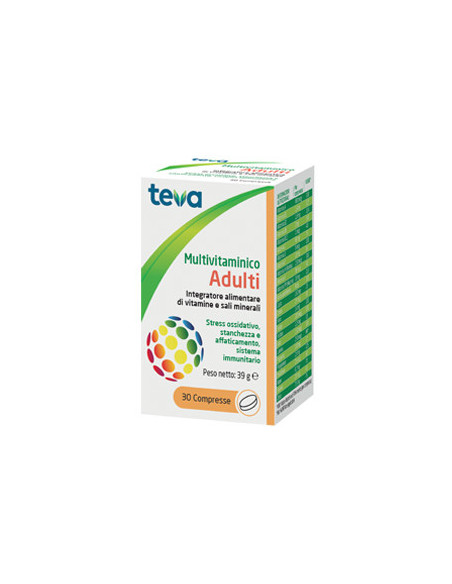 TEVA MULTIVITAMINICO ADULTI 30 COMPRESSE - Clubfarma