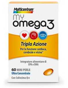 Multicentrum myomega3 funzione cardiaca - cerebrale - udito 60 mini perle