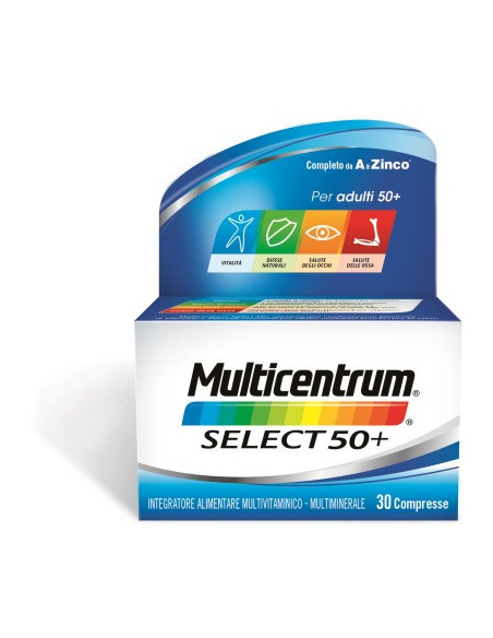 MULTICENTRUM SELECT 50+ 30 COMPRESSE - Clubfarma