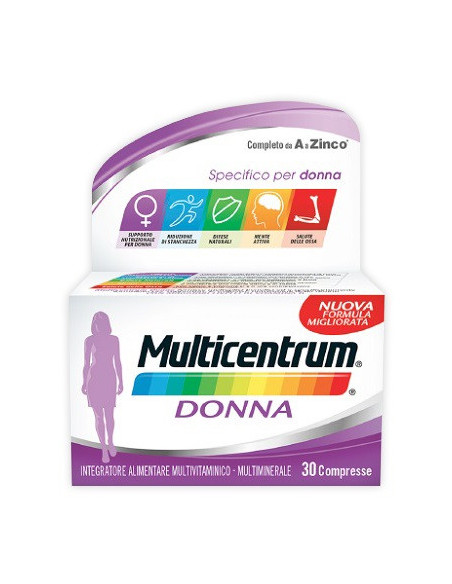 MULTICENTRUM DONNA 30 COMPRESSE - Clubfarma