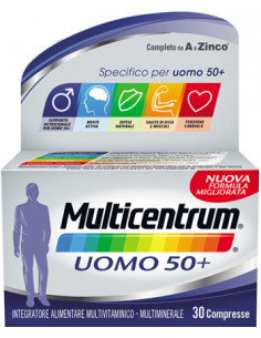 MULTICENTRUM UOMO 50+ VITAMINE 30 COMPRESSE - Clubfarma