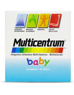 MULTICENTRUM BABY INTEGRATORE MULTIVITAMINICO 14 BUSTINE EFFERVESCENTI - Clubfarma