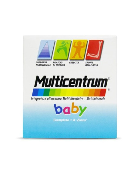 MULTICENTRUM BABY INTEGRATORE MULTIVITAMINICO 14 BUSTINE EFFERVESCENTI - Clubfarma