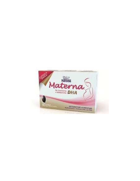 NESTLE MATERNA DHA 30 CAPSULE SOFTGEL - Clubfarma