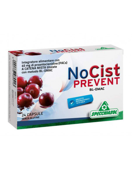 SPECCHIASOL NOCIST PREVENT INTEGRATORE VIE URINARIE 24 CAPSULE - Clubfarma