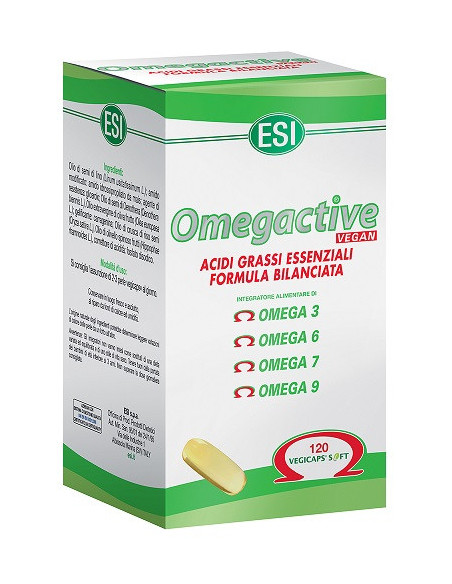 ESI OMEGACTIVE VEGAN COLESTEROLO 120 PERLE - Clubfarma