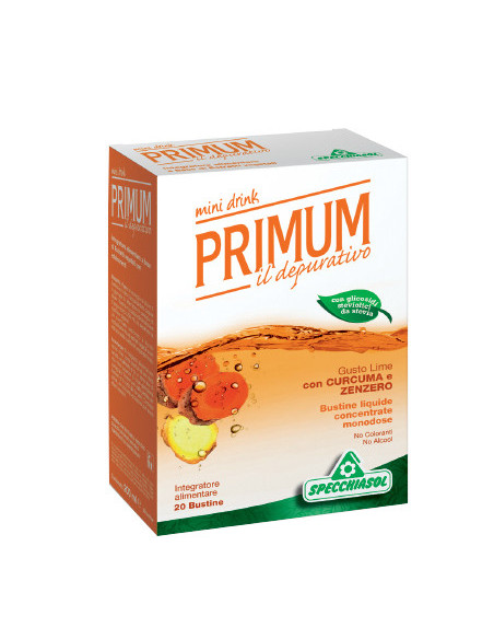 PRIMUM - DEPURATIVO CURCUMA E ZENZERO 20 BUSTINE - Clubfarma