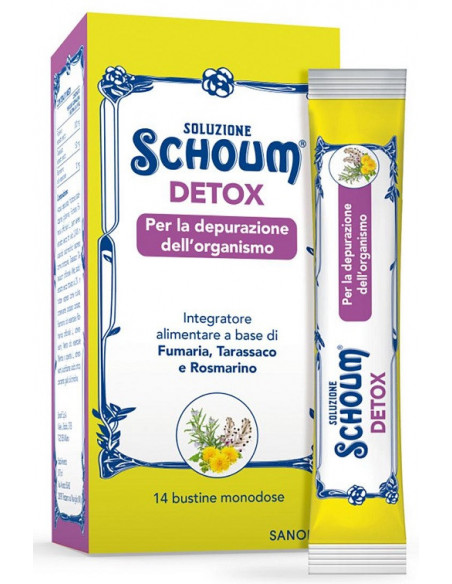 SOLUZIONE SCHOUM DETOX 14BUST