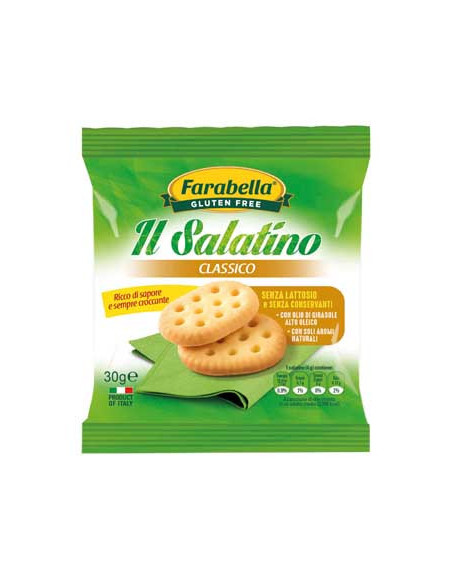 FARABELLA IL SALATINO CLASSICO SENZA GLUTINE E LATTOSIO 30G - Clubfarma